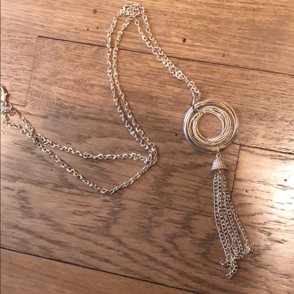 Long Gold Necklace
